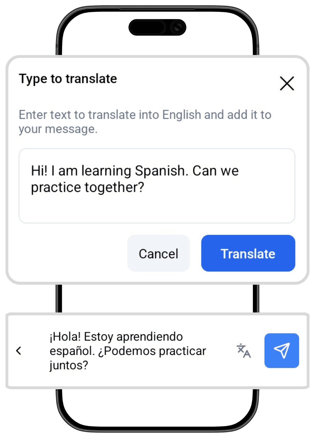 Speak / Type to Translate
